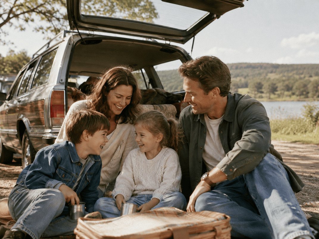 A family road trip memory